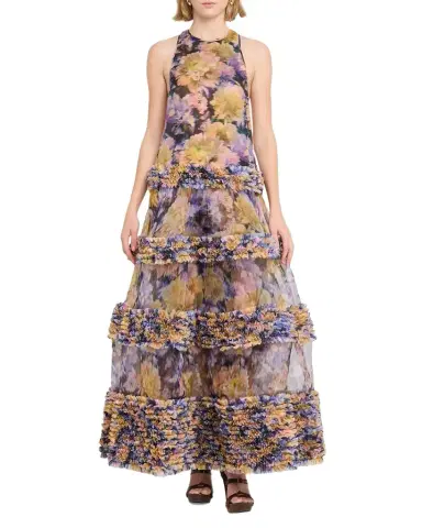 Zimmermann Luna Ruffle Maxi Dress | Thumbnail 1 Zimmermann Luna Ruffle Maxi Dress | Thumbnail 1