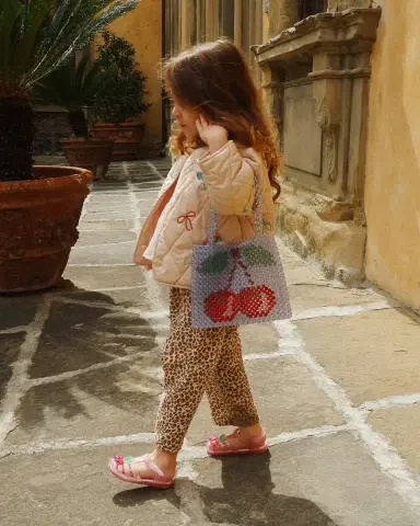 Konges Slojd Girl 's Cherry Perla Tote Bag | Thumbnail 3 Konges Slojd Girl 's Cherry Perla Tote Bag | Thumbnail 3