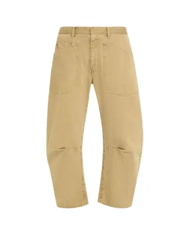 Nili Lotan Shon Herringbone Barrel-Leg Ankle Pants | Thumbnail 1 Nili Lotan Shon Herringbone Barrel-Leg Ankle Pants | Thumbnail 1