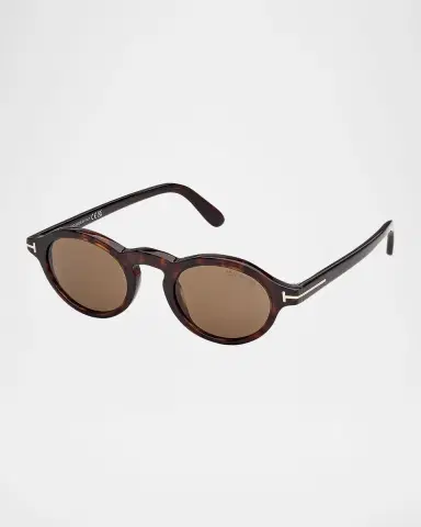TOM FORD Aristotele-02 Round Acetate Sunglasses | Thumbnail 6 TOM FORD Aristotele-02 Round Acetate Sunglasses | Thumbnail 6