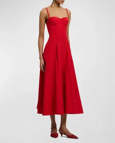 Ralph Lauren Collection Marigot Cotton-Blend Poplin Day Dress | Thumbnail 5 Ralph Lauren Collection Marigot Cotton-Blend Poplin Day Dress | Thumbnail 5
