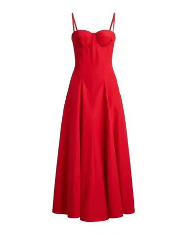 Ralph Lauren Collection Marigot Cotton-Blend Poplin Day Dress | Thumbnail 1 Ralph Lauren Collection Marigot Cotton-Blend Poplin Day Dress | Thumbnail 1