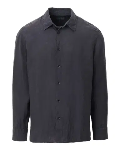 Rag & Bone Men 's Finch Linen Button-Down Shirt | Thumbnail 1 Rag & Bone Men 's Finch Linen Button-Down Shirt | Thumbnail 1