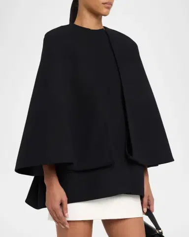 Dice Kayek Layered Cape Jacket | Thumbnail 4 Dice Kayek Layered Cape Jacket | Thumbnail 4