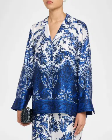 Kobi Halperin Naomi Button-Front Blouse | Thumbnail 4 Kobi Halperin Naomi Button-Front Blouse | Thumbnail 4