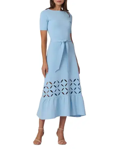 Shoshanna Pendelton Cutout Knit Midi Dress | Thumbnail 1 Shoshanna Pendelton Cutout Knit Midi Dress | Thumbnail 1