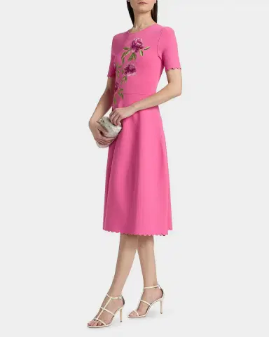 THEIA Petunia Knit Midi Dress | Thumbnail 7 THEIA Petunia Knit Midi Dress | Thumbnail 7