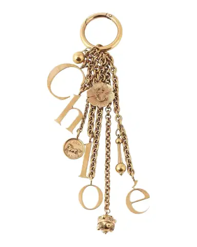 Chloé Symbols Logo Key Ring | Thumbnail 1 Chloé Symbols Logo Key Ring | Thumbnail 1