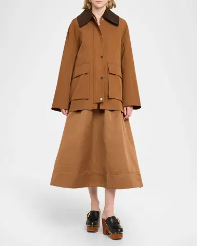 Ganni Heavy Twill Jacket | Thumbnail 2 Ganni Heavy Twill Jacket | Thumbnail 2