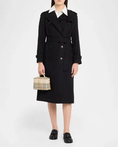 Burberry Check Leather Vanity Bag | Thumbnail 6 Burberry Check Leather Vanity Bag | Thumbnail 6