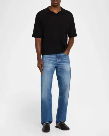 Gucci Men's Lucy Horsebit Nappa Leather Mules | Thumbnail 3 Gucci Men's Lucy Horsebit Nappa Leather Mules | Thumbnail 3