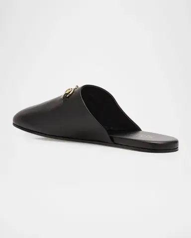Gucci Men's Lucy Horsebit Nappa Leather Mules | Thumbnail 4 Gucci Men's Lucy Horsebit Nappa Leather Mules | Thumbnail 4