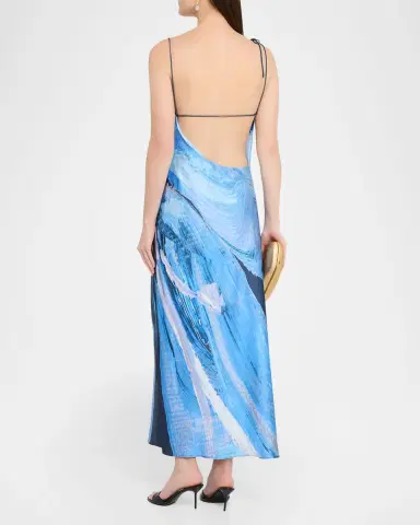 Significant Other Alis Satin Maxi Dress | Thumbnail 3 Significant Other Alis Satin Maxi Dress | Thumbnail 3