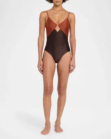 Zimmermann Aster Diamond One-Piece Swimsuit | Thumbnail 2 Zimmermann Aster Diamond One-Piece Swimsuit | Thumbnail 2