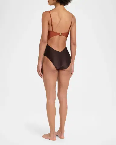 Zimmermann Aster Diamond One-Piece Swimsuit | Thumbnail 3 Zimmermann Aster Diamond One-Piece Swimsuit | Thumbnail 3