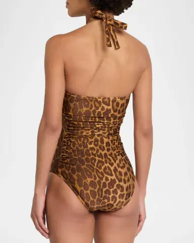 Zimmermann Mahon Bamboo Leopard One-Piece Swimsuit | Thumbnail 3 Zimmermann Mahon Bamboo Leopard One-Piece Swimsuit | Thumbnail 3