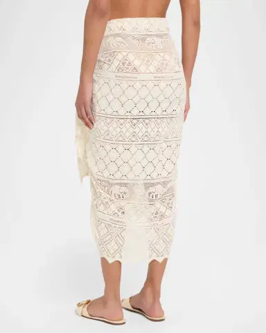 Zimmermann Woven Cotton Pareo Coverup | Thumbnail 3 Zimmermann Woven Cotton Pareo Coverup | Thumbnail 3