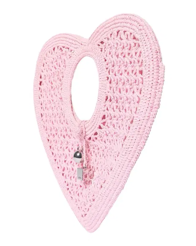 The Spiaggia Coeur Woven Heart Top-Handle Bag The Spiaggia Coeur Woven Heart Top-Handle Bag