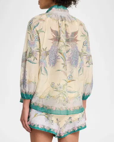 Zimmermann Indra Billow Blouse | Thumbnail 3 Zimmermann Indra Billow Blouse | Thumbnail 3