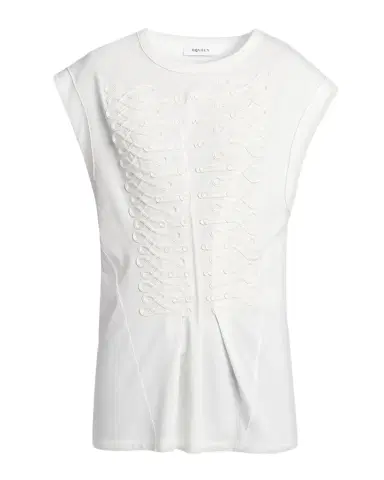 Alexander McQueen Frogging Embroidered Cotton T-Shirt | Thumbnail 1 Alexander McQueen Frogging Embroidered Cotton T-Shirt | Thumbnail 1