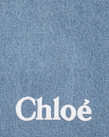 Chloé Cotton Denim Changing Bag | Thumbnail 4 Chloé Cotton Denim Changing Bag | Thumbnail 4