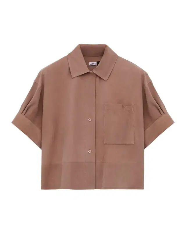 x Paula 's Ibiza Suede Short-Sleeve Button-Down Shirt x Paula 's Ibiza Suede Short-Sleeve Button-Down Shirt