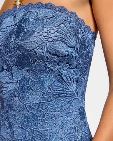 Ramy Brook Tessa Strapless Floral Lace Midi Dress | Thumbnail 5 Ramy Brook Tessa Strapless Floral Lace Midi Dress | Thumbnail 5
