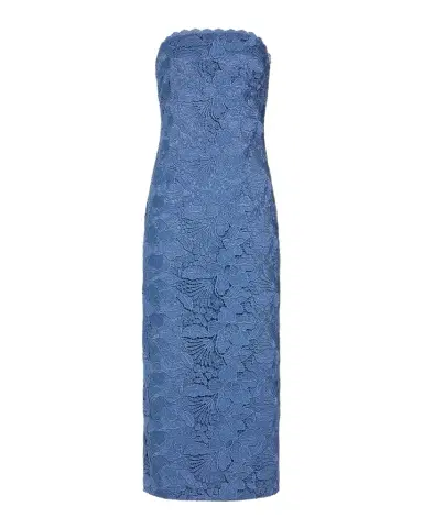 Ramy Brook Tessa Strapless Floral Lace Midi Dress | Thumbnail 1 Ramy Brook Tessa Strapless Floral Lace Midi Dress | Thumbnail 1