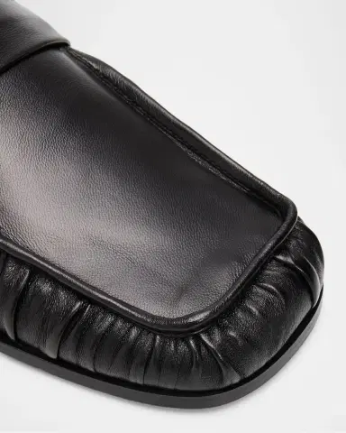 Jil Sander Sabot Leather Loafer Mules | Thumbnail 2 Jil Sander Sabot Leather Loafer Mules | Thumbnail 2
