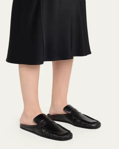 Jil Sander Sabot Leather Loafer Mules | Thumbnail 7 Jil Sander Sabot Leather Loafer Mules | Thumbnail 7