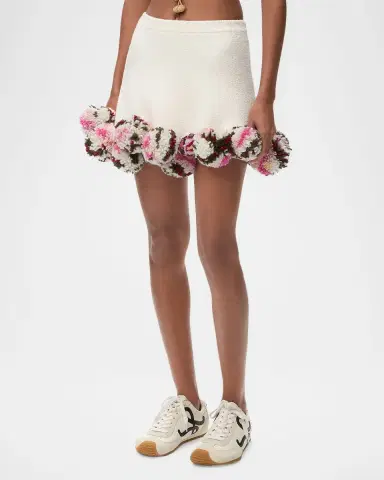 LOEWE x Paula's Ibiza Pom-Pom Boucle Mini Skirt | Thumbnail 2 LOEWE x Paula's Ibiza Pom-Pom Boucle Mini Skirt | Thumbnail 2