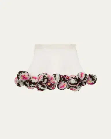 LOEWE x Paula's Ibiza Pom-Pom Boucle Mini Skirt | Thumbnail 4 LOEWE x Paula's Ibiza Pom-Pom Boucle Mini Skirt | Thumbnail 4