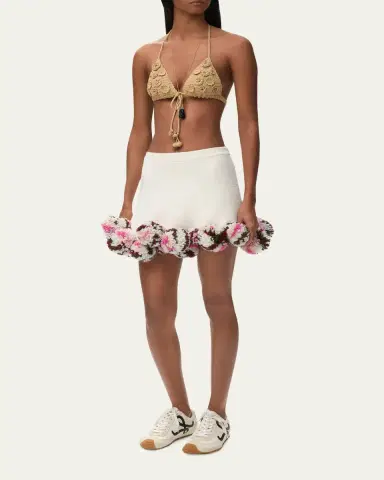 LOEWE x Paula's Ibiza Pom-Pom Boucle Mini Skirt | Thumbnail 5 LOEWE x Paula's Ibiza Pom-Pom Boucle Mini Skirt | Thumbnail 5