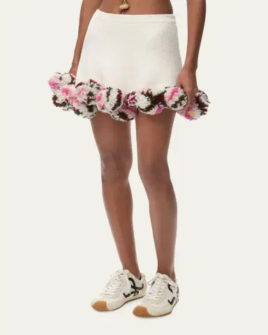 LOEWE x Paula's Ibiza Pom-Pom Boucle Mini Skirt | Thumbnail 7 LOEWE x Paula's Ibiza Pom-Pom Boucle Mini Skirt | Thumbnail 7