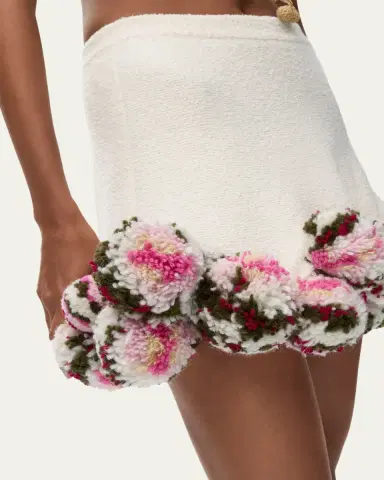 LOEWE x Paula's Ibiza Pom-Pom Boucle Mini Skirt | Thumbnail 8 LOEWE x Paula's Ibiza Pom-Pom Boucle Mini Skirt | Thumbnail 8