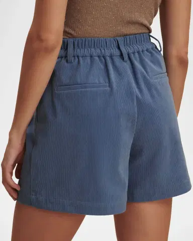 Varley Jorden Pleated Corduroy High-Rise Shorts | Thumbnail 6 Varley Jorden Pleated Corduroy High-Rise Shorts | Thumbnail 6