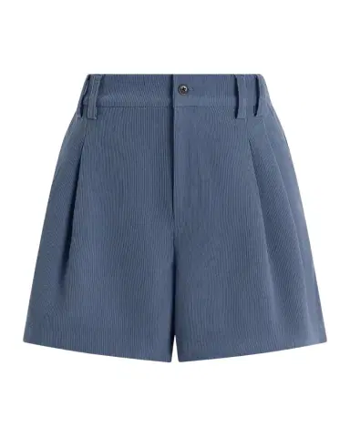 Varley Jorden Pleated Corduroy High-Rise Shorts | Thumbnail 1 Varley Jorden Pleated Corduroy High-Rise Shorts | Thumbnail 1
