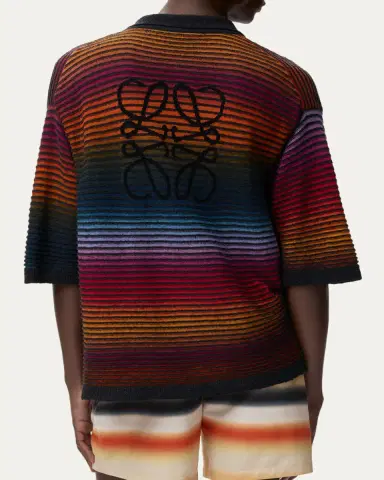 LOEWE x Paula's Ibiza Men's Multi-Stripe Knit Shirt | Thumbnail 8 LOEWE x Paula's Ibiza Men's Multi-Stripe Knit Shirt | Thumbnail 8