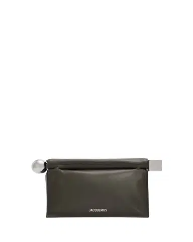 Jacquemus Ronde Carré Leather Clutch | Thumbnail 1 Jacquemus Ronde Carré Leather Clutch | Thumbnail 1