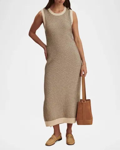 Varley Sadia Stitch-Knit Midi-Dress | Thumbnail 4 Varley Sadia Stitch-Knit Midi-Dress | Thumbnail 4