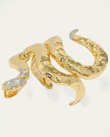 ALEXIS BITTAR Serpent Crystal Cuff Bracelet | Thumbnail 3 ALEXIS BITTAR Serpent Crystal Cuff Bracelet | Thumbnail 3