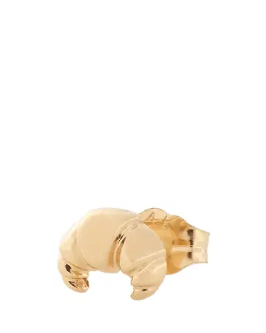 Alison Lou 14K Yellow Gold Croissant Stud Earring, Single | Thumbnail 1 Alison Lou 14K Yellow Gold Croissant Stud Earring, Single | Thumbnail 1