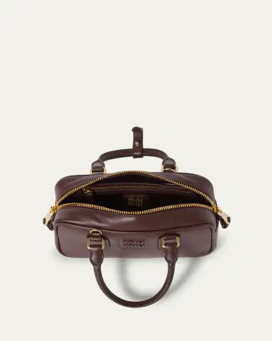 Miu Miu Zip Calf Leather Top-Handle Bag | Thumbnail 7 Miu Miu Zip Calf Leather Top-Handle Bag | Thumbnail 7