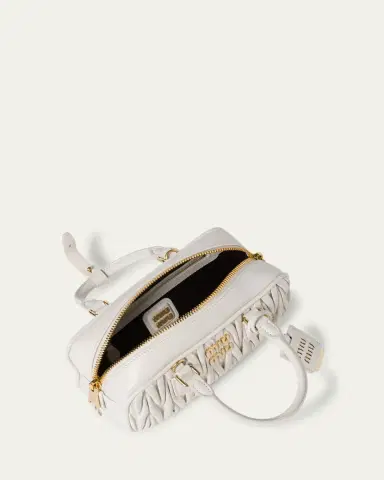 Miu Miu Zip Quilted Leather Top-Handle Bag | Thumbnail 3 Miu Miu Zip Quilted Leather Top-Handle Bag | Thumbnail 3