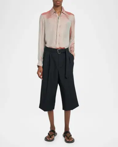 Dries Van Noten Men's Thong Leather Sandals | Thumbnail 2 Dries Van Noten Men's Thong Leather Sandals | Thumbnail 2