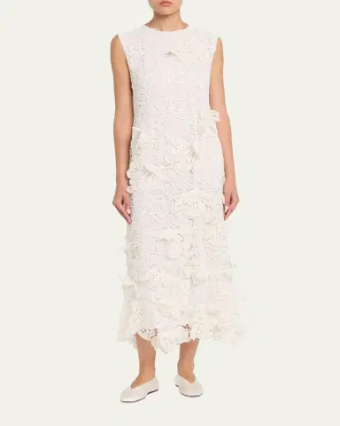 Simkhai Dahlia Lace Midi Dress | Thumbnail 2 Simkhai Dahlia Lace Midi Dress | Thumbnail 2