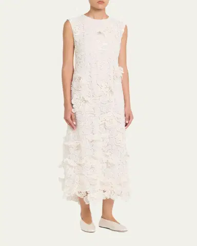 Simkhai Dahlia Lace Midi Dress | Thumbnail 4 Simkhai Dahlia Lace Midi Dress | Thumbnail 4