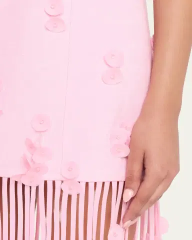 Simkhai Juliana Floral Fringe Midi Dress | Thumbnail 5 Simkhai Juliana Floral Fringe Midi Dress | Thumbnail 5
