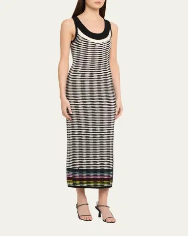 Christopher John Rogers Wave Knit Tank Maxi Dress | Thumbnail 4 Christopher John Rogers Wave Knit Tank Maxi Dress | Thumbnail 4