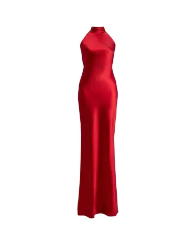 Ralph Lauren Collection Chilton Stretch Satin Evening Dress | Thumbnail 1 Ralph Lauren Collection Chilton Stretch Satin Evening Dress | Thumbnail 1